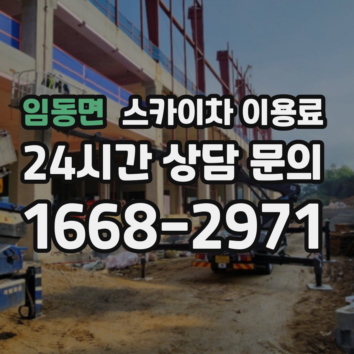 임동면 스카이차 이용료