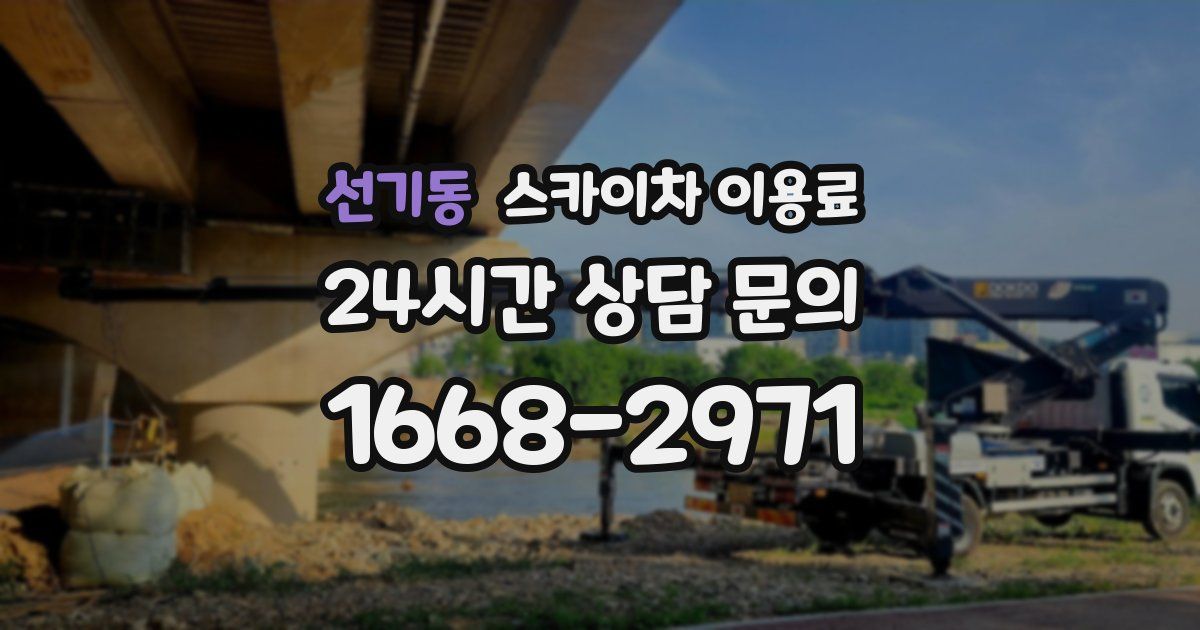 선기동 스카이차 이용료
