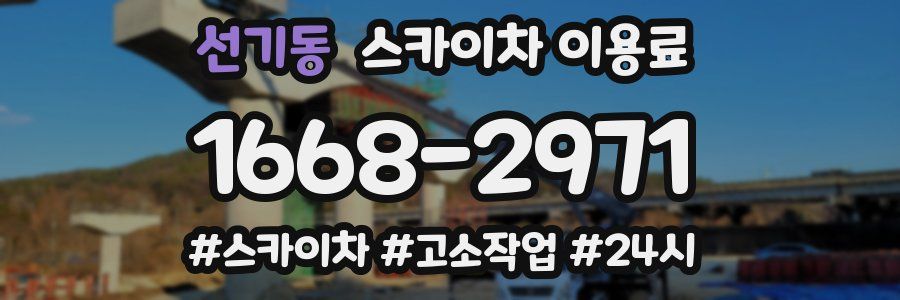 선기동 스카이차 이용료
