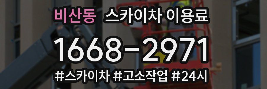 비산동 스카이차 이용료