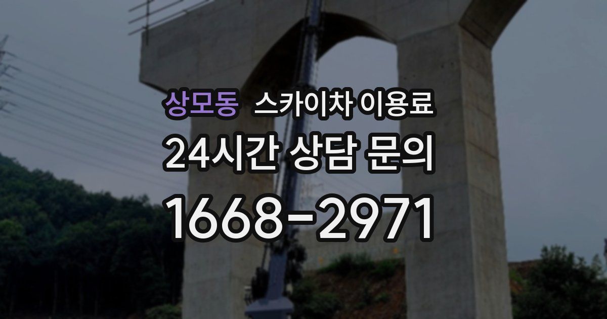 상모동 스카이차 이용료