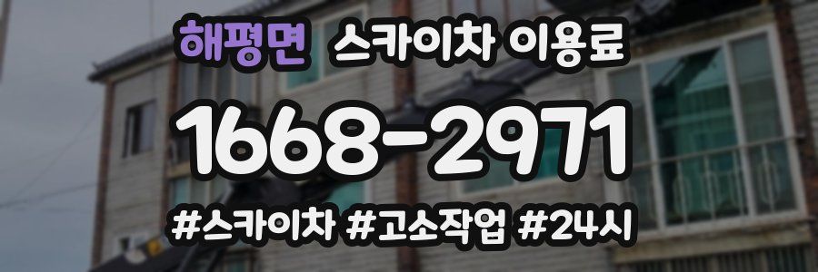 해평면 스카이차 이용료