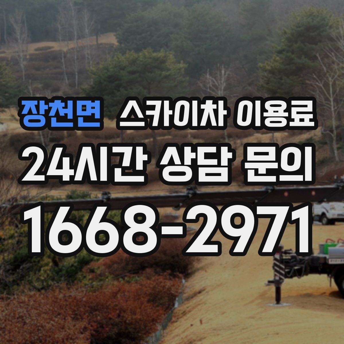장천면 스카이차 이용료