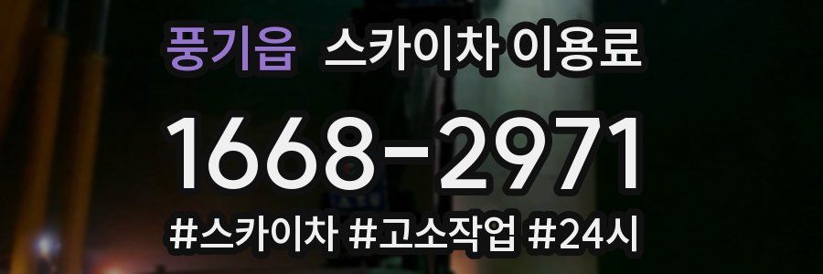 풍기읍 스카이차 이용료
