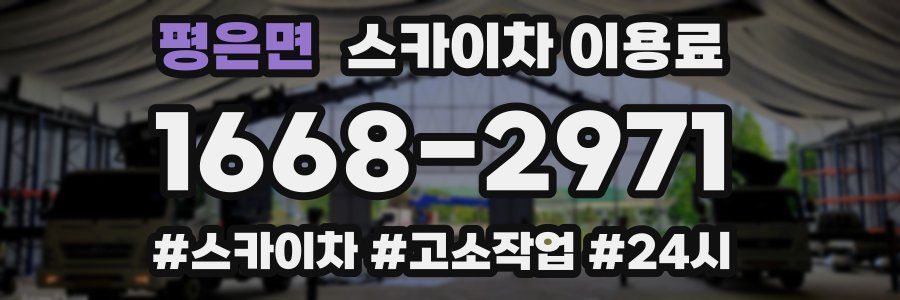 평은면 스카이차 이용료