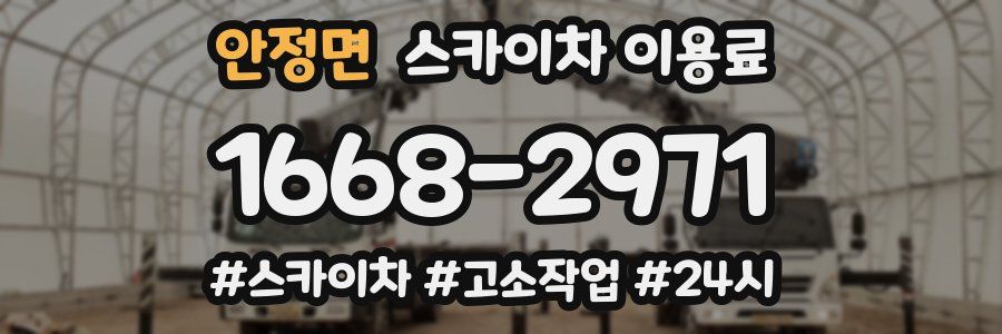 안정면 스카이차 이용료
