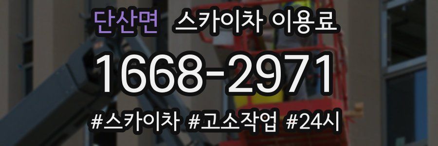 단산면 스카이차 이용료
