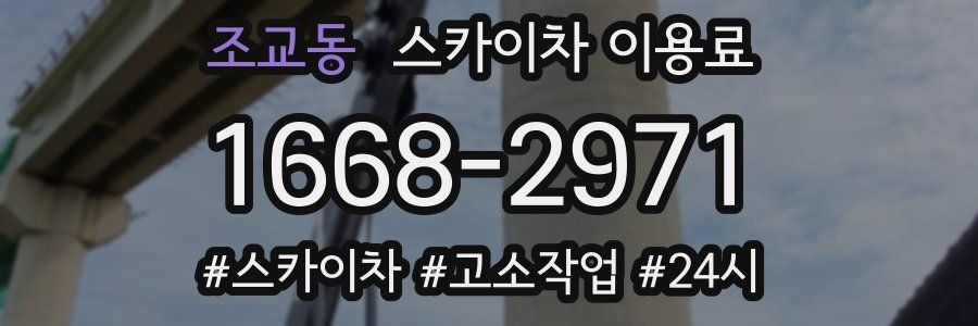 조교동 스카이차 이용료