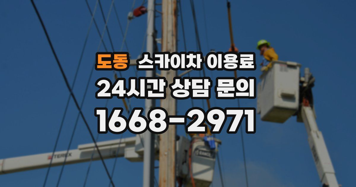 도동 스카이차 이용료
