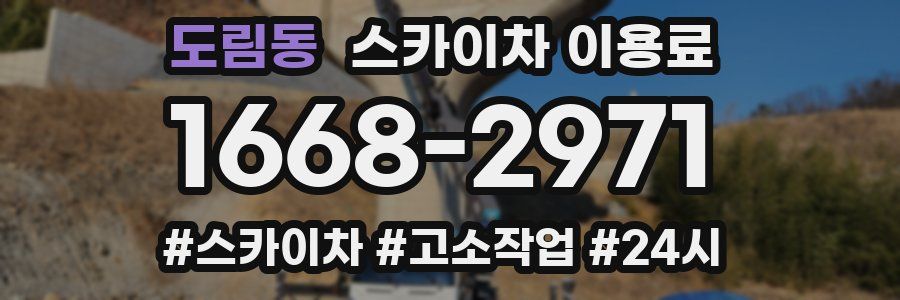 도림동 스카이차 이용료