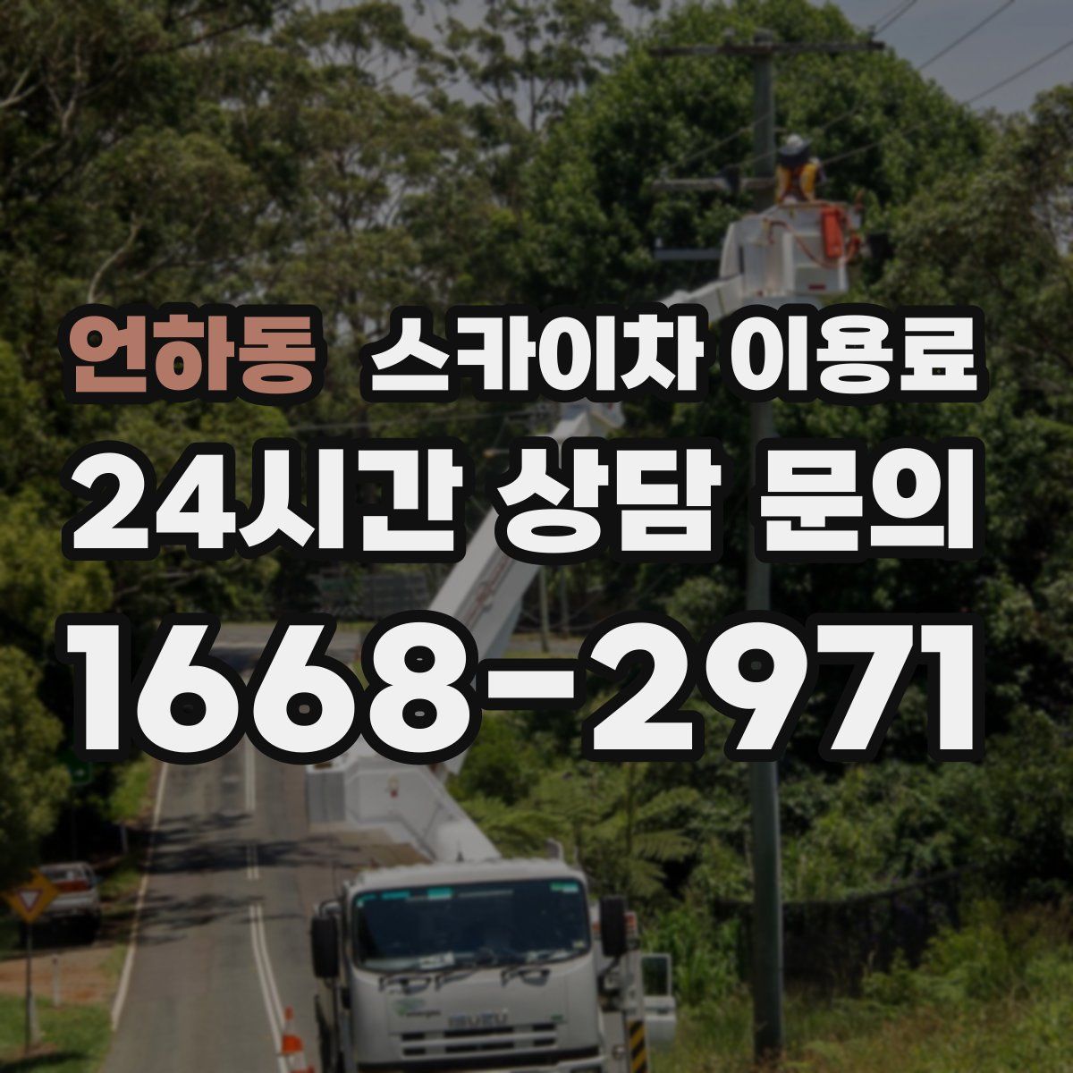 언하동 스카이차 이용료