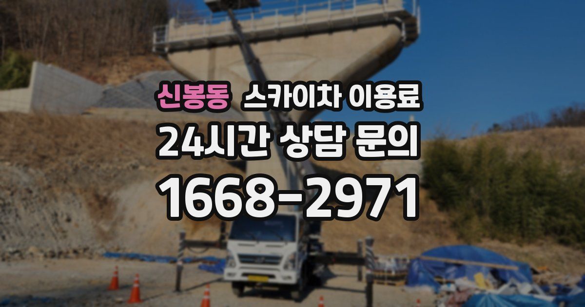 신봉동 스카이차 이용료
