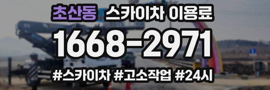 초산동 스카이차 이용료