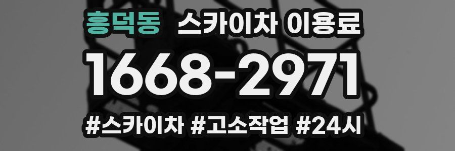 흥덕동 스카이차 이용료