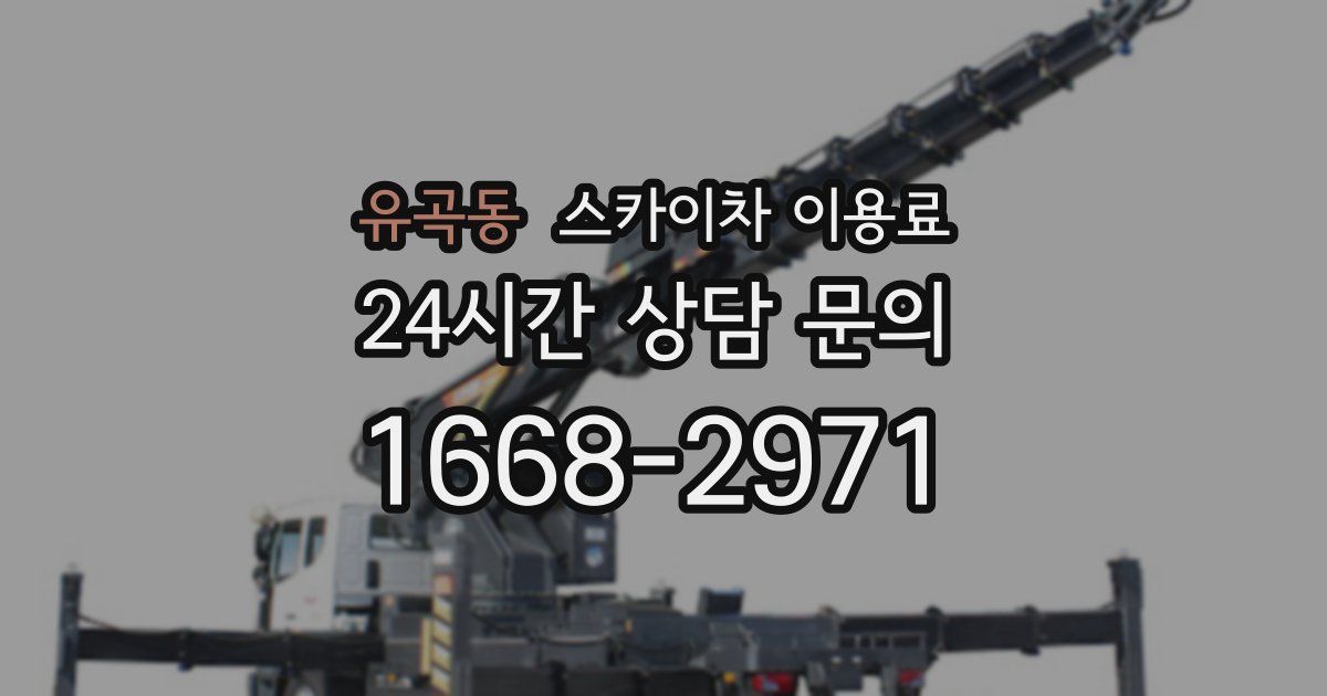 유곡동 스카이차 이용료