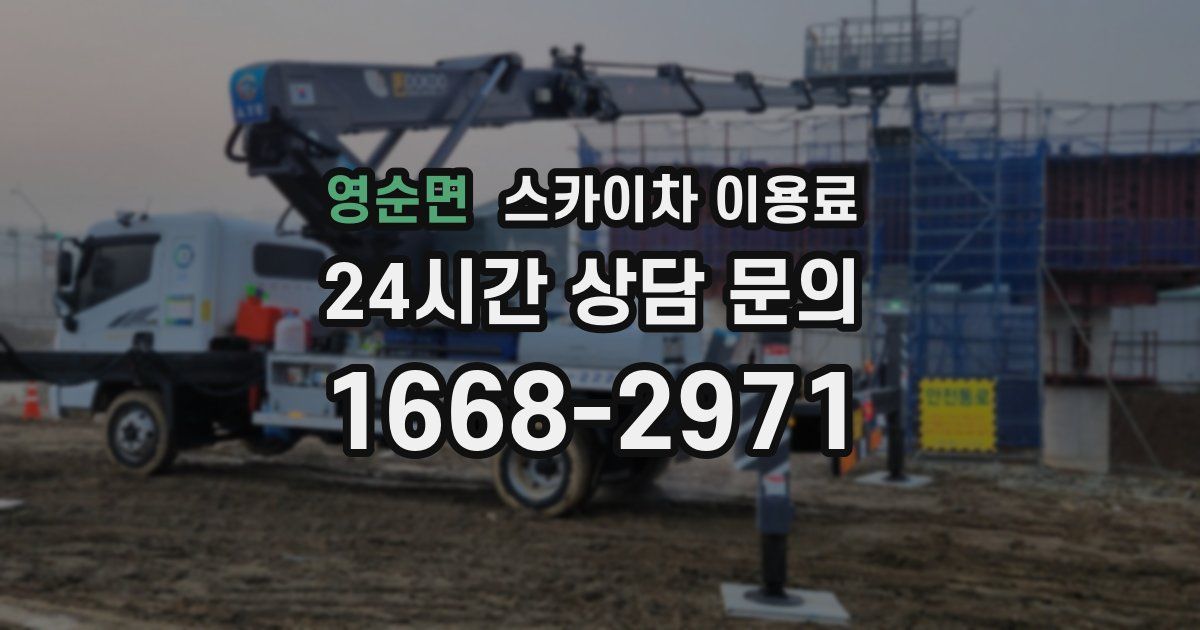 영순면 스카이차 이용료