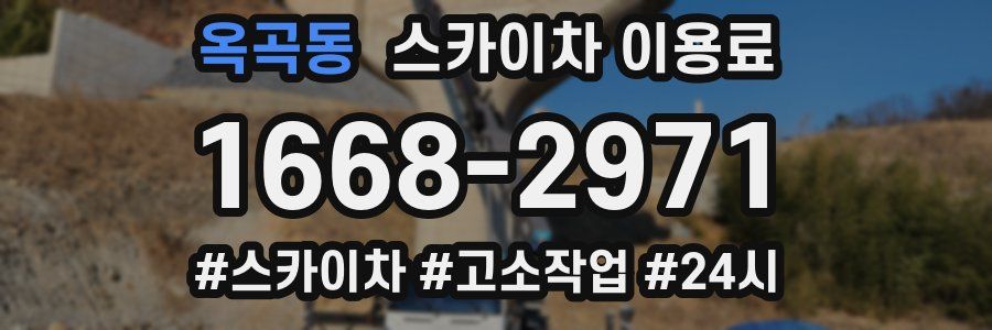 옥곡동 스카이차 이용료
