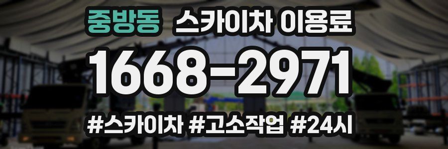 중방동 스카이차 이용료