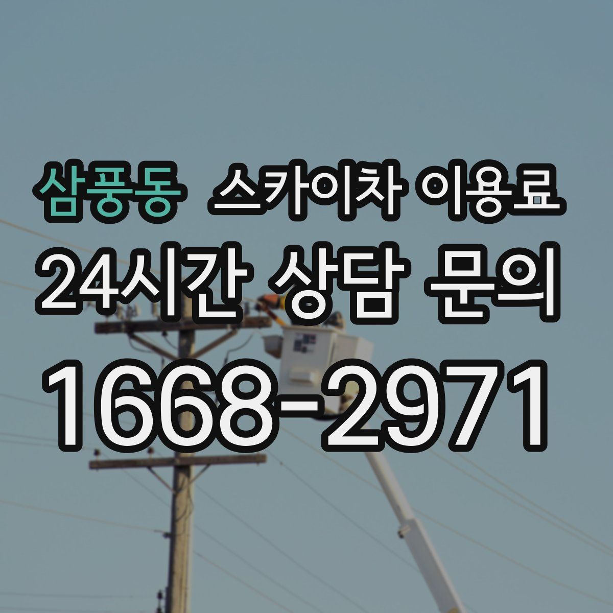 삼풍동 스카이차 이용료