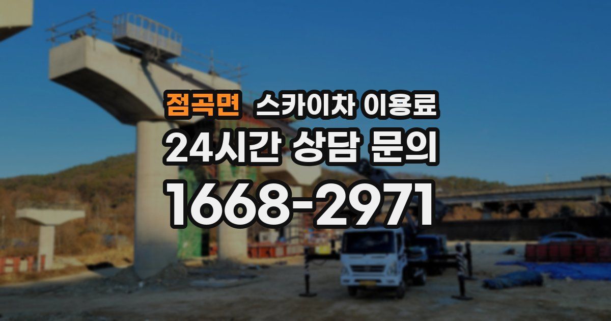 점곡면 스카이차 이용료