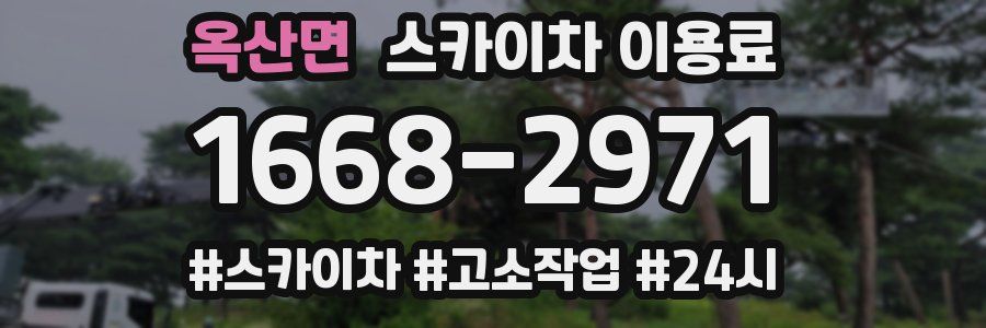 옥산면 스카이차 이용료