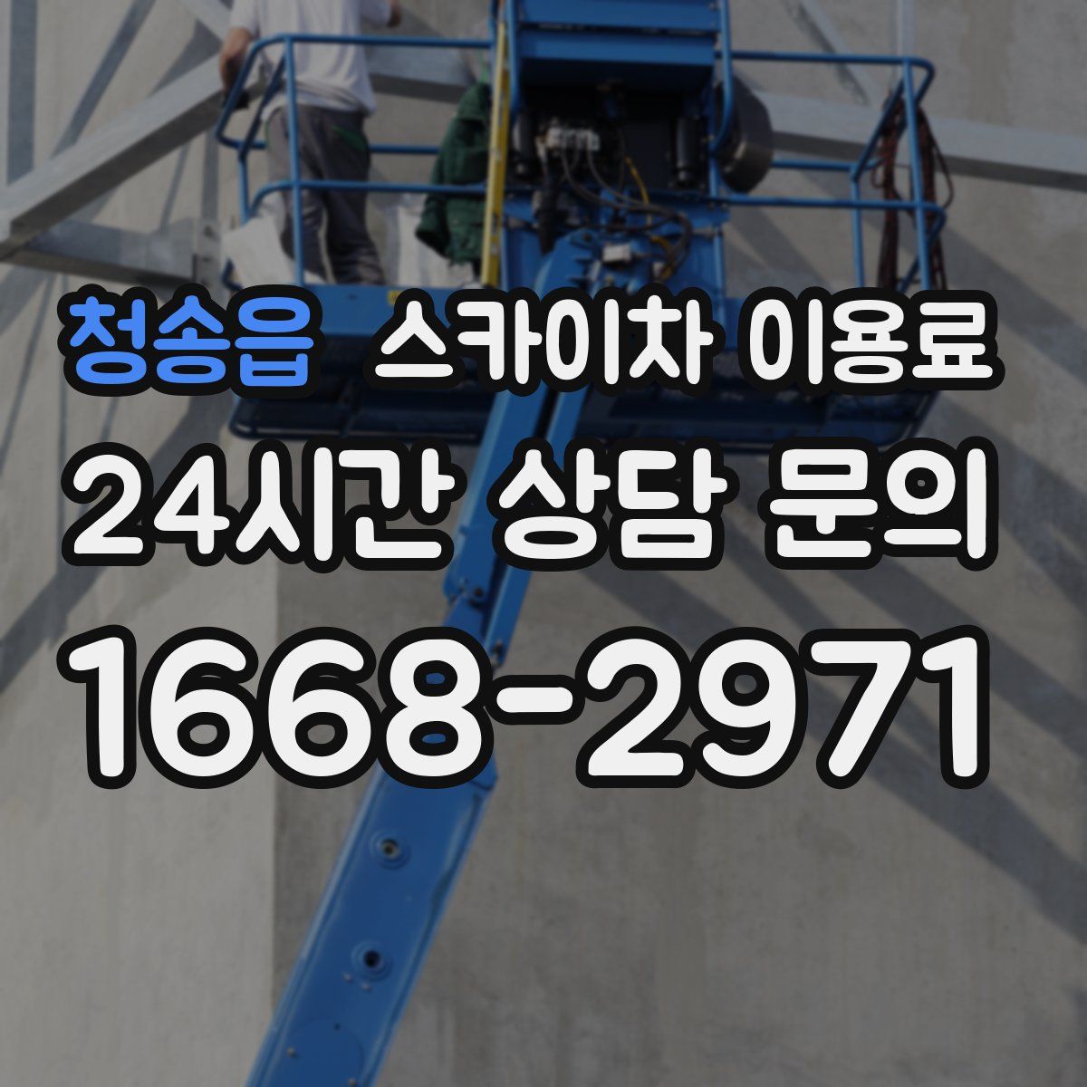 청송읍 스카이차 이용료