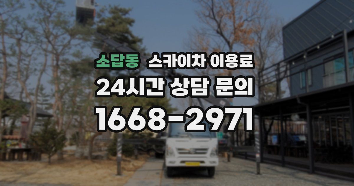 소답동 스카이차 이용료