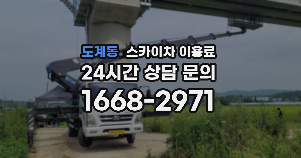 도계동 스카이차 이용료