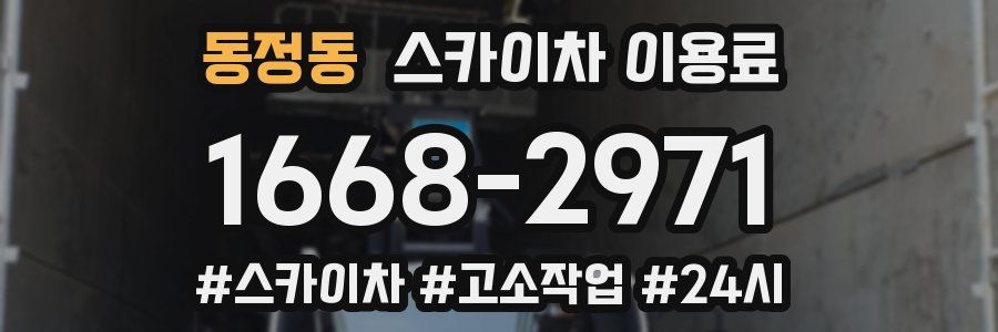 동정동 스카이차 이용료