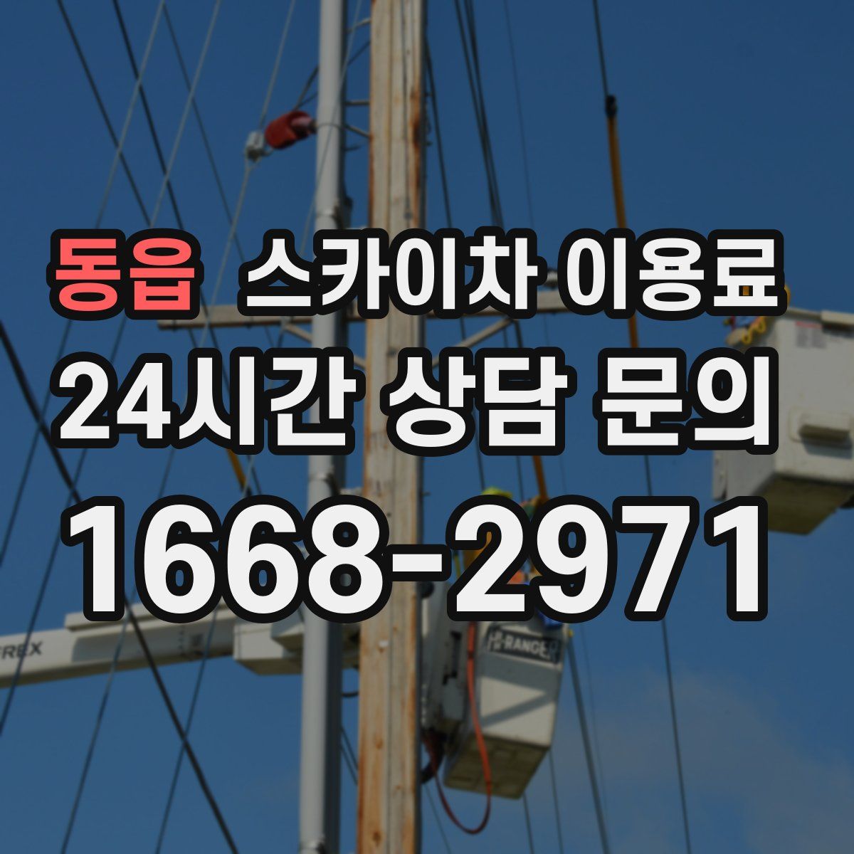 동읍 스카이차 이용료