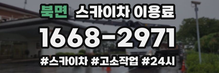 북면 스카이차 이용료