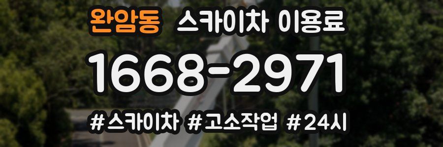 완암동 스카이차 이용료