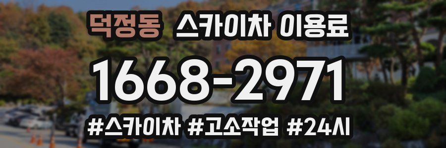 덕정동 스카이차 이용료