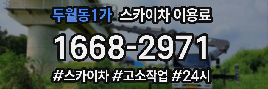 두월동1가 스카이차 이용료