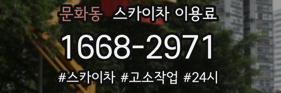문화동 스카이차 이용료