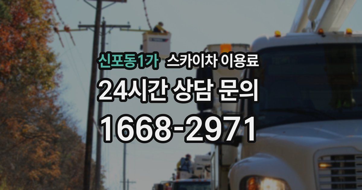 신포동1가 스카이차 이용료