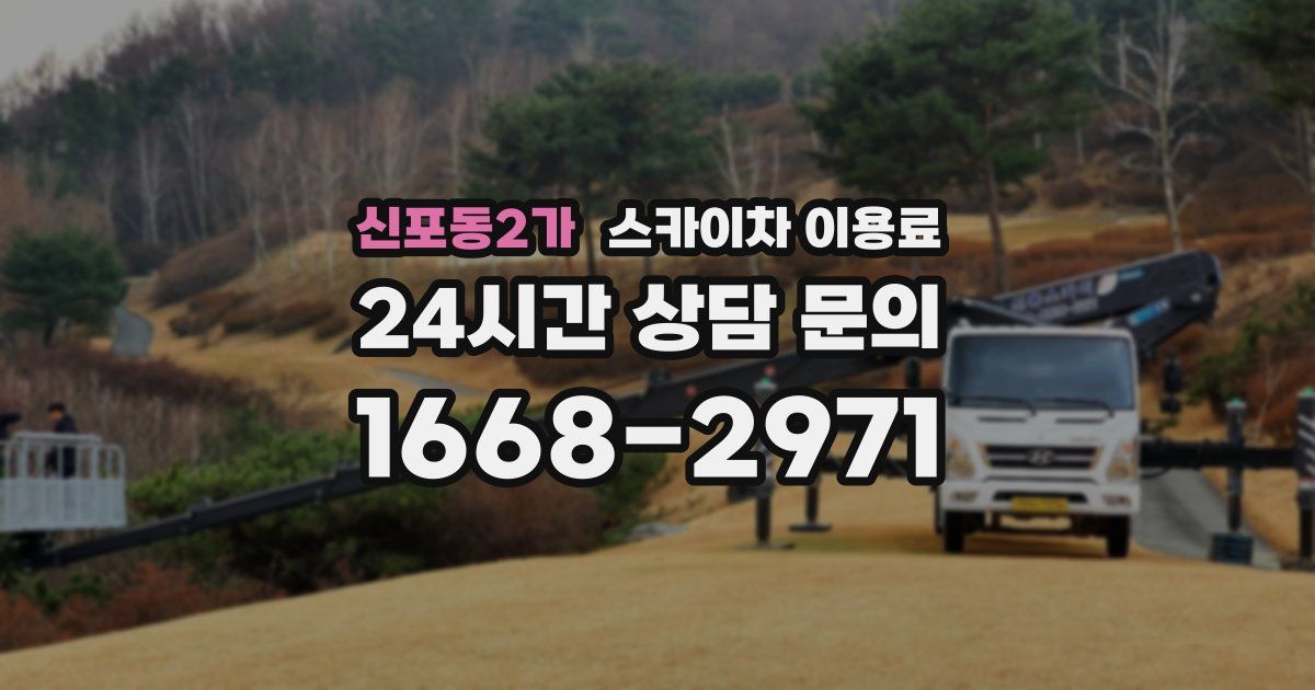 신포동2가 스카이차 이용료
