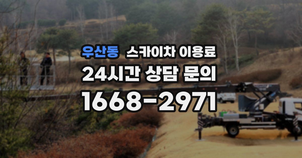 우산동 스카이차 이용료
