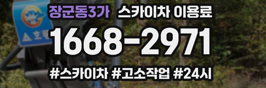 장군동3가 스카이차 이용료