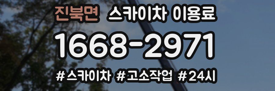 진북면 스카이차 이용료