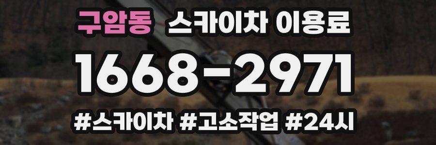 구암동 스카이차 이용료