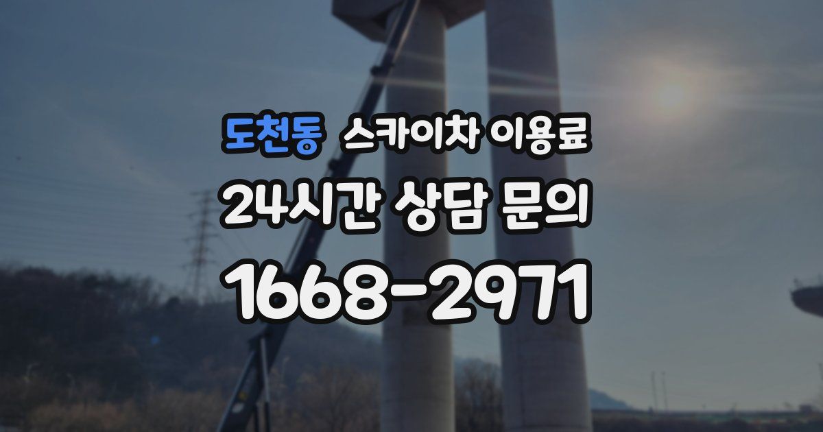 도천동 스카이차 이용료