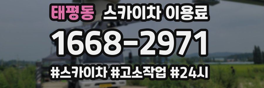 태평동 스카이차 이용료
