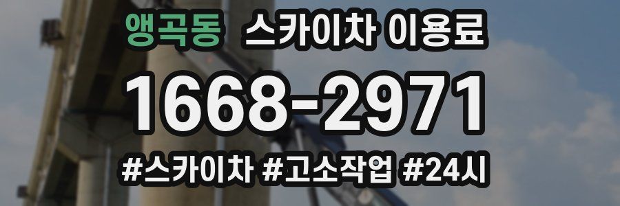 앵곡동 스카이차 이용료