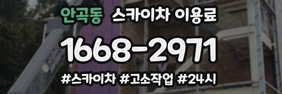 안곡동 스카이차 이용료