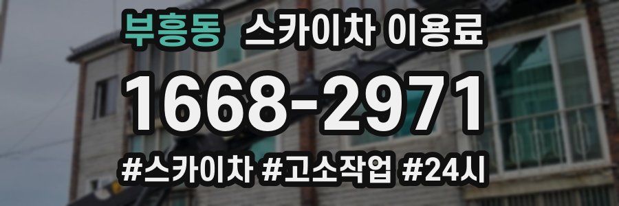 부흥동 스카이차 이용료
