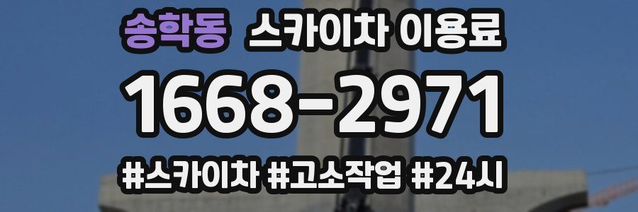 송학동 스카이차 이용료