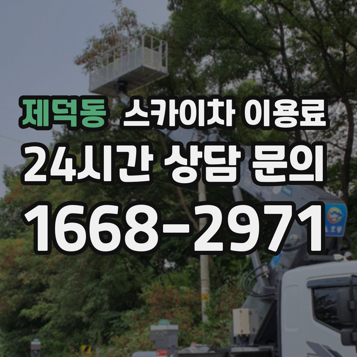 제덕동 스카이차 이용료