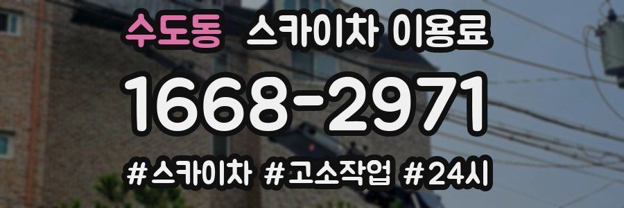 수도동 스카이차 이용료