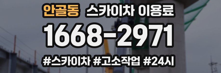 안골동 스카이차 이용료